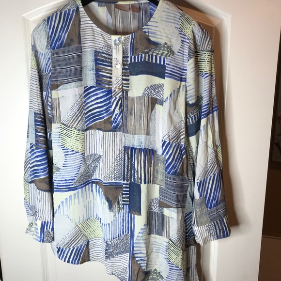 Chico’s Asymmetrical Blouse - Picture 1 of 6